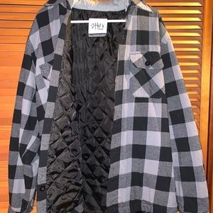 Men’s Shaka quilted hoodie